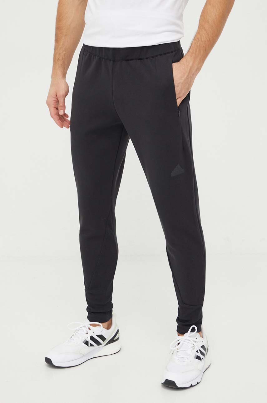 adidas pantaloni de trening Z.N.E culoarea negru, uni IN1899