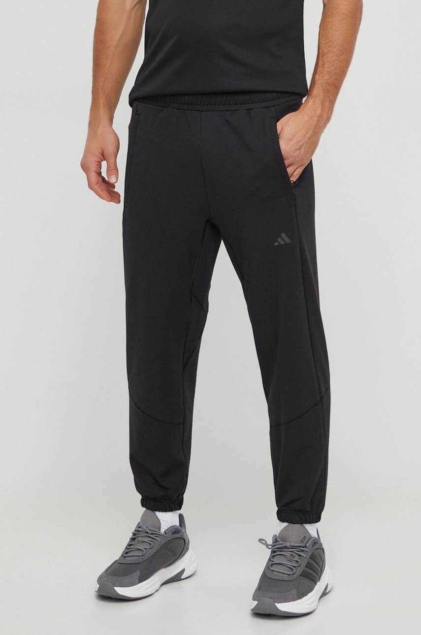 Adidas Performance Pantaloni De Antrenament Designed For Training Culoarea Negru, Neted