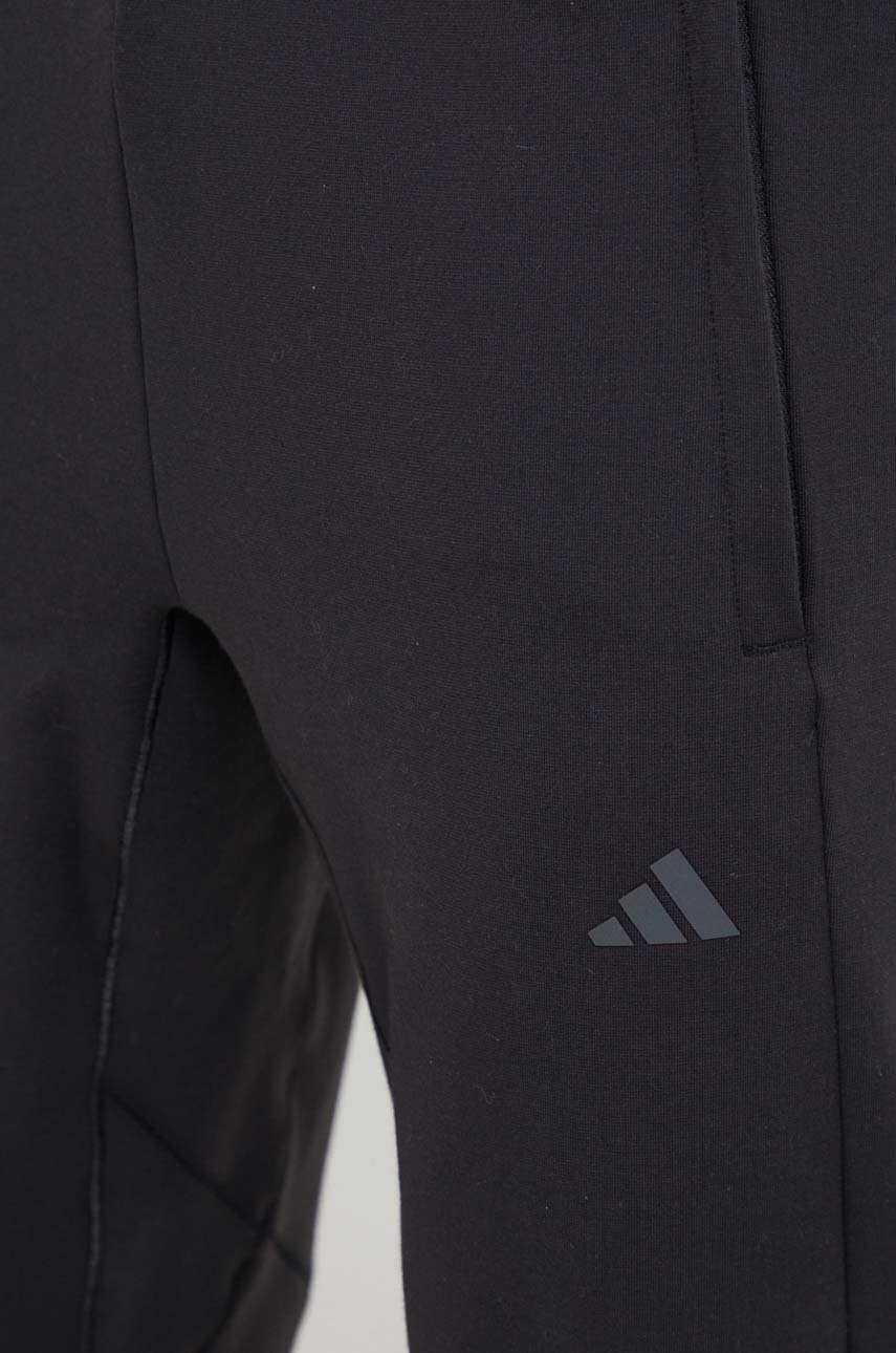 Штани для тренувань adidas Performance Designed for Training колір чорний однотонні 