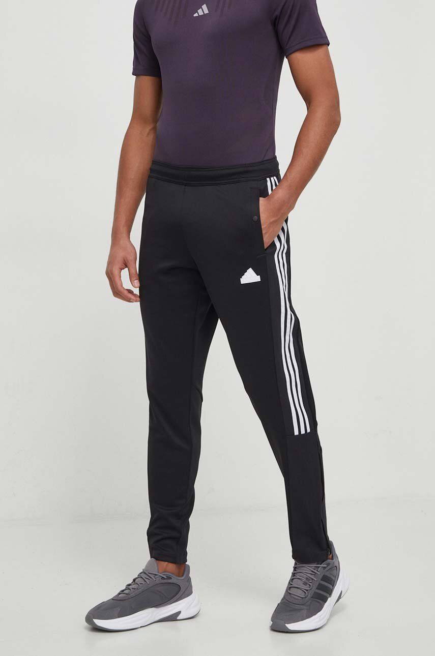 adidas pantaloni de trening TIRO culoarea negru, modelator
