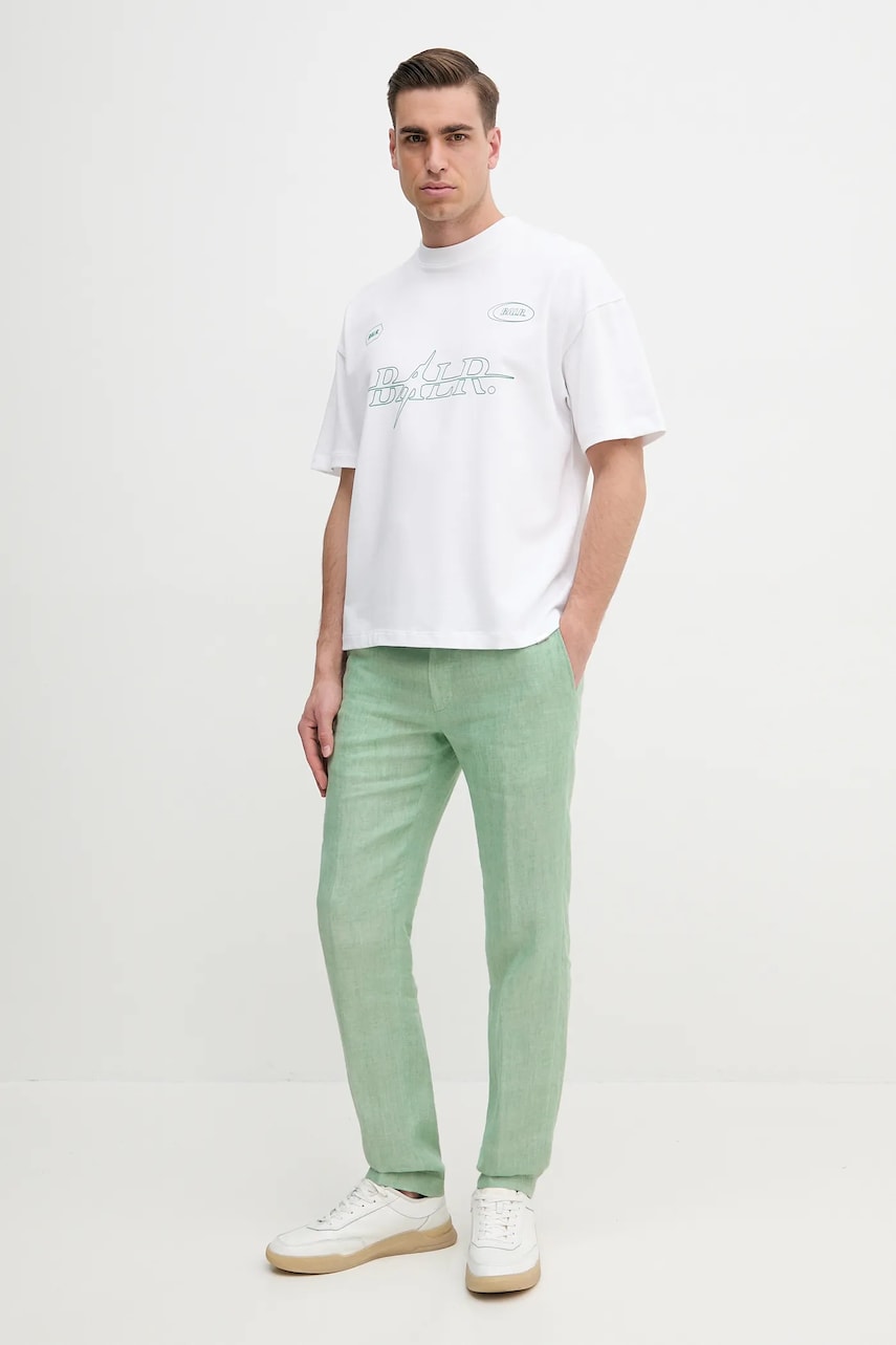 Льняные брюки Joop! Hank цвет зелёный фасон chinos 30042198 10017599 Льняные брюки Joop! Hank цвет зелёный фасон chinos 30042198 10017599