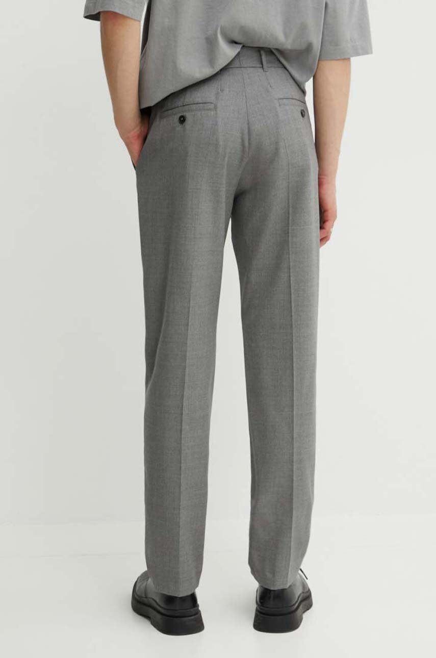 Μάλλινο παντελόνι IRO χρώμα: γκρι φωτογραφία