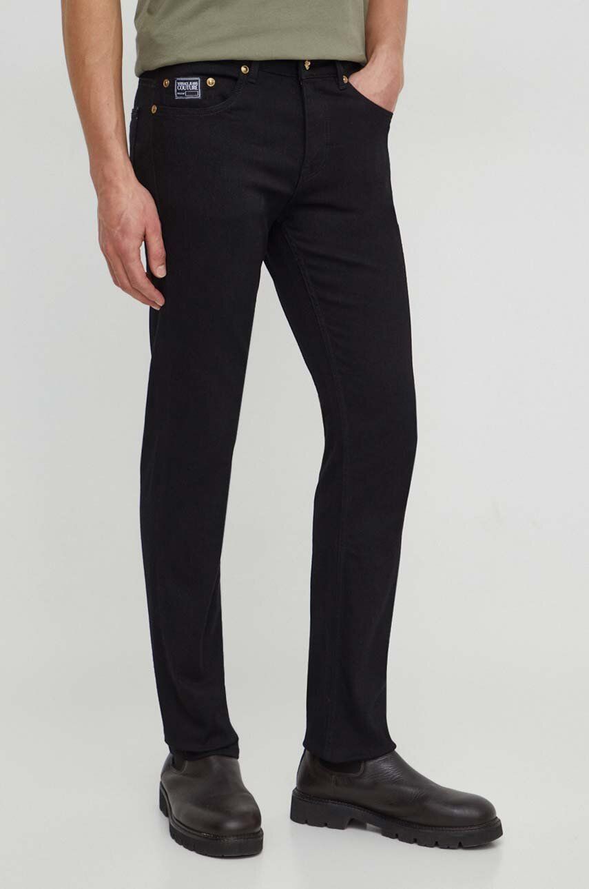 Levně Džíny Versace Jeans Couture pánské, černá barva, 76GAB5S0 CDW00