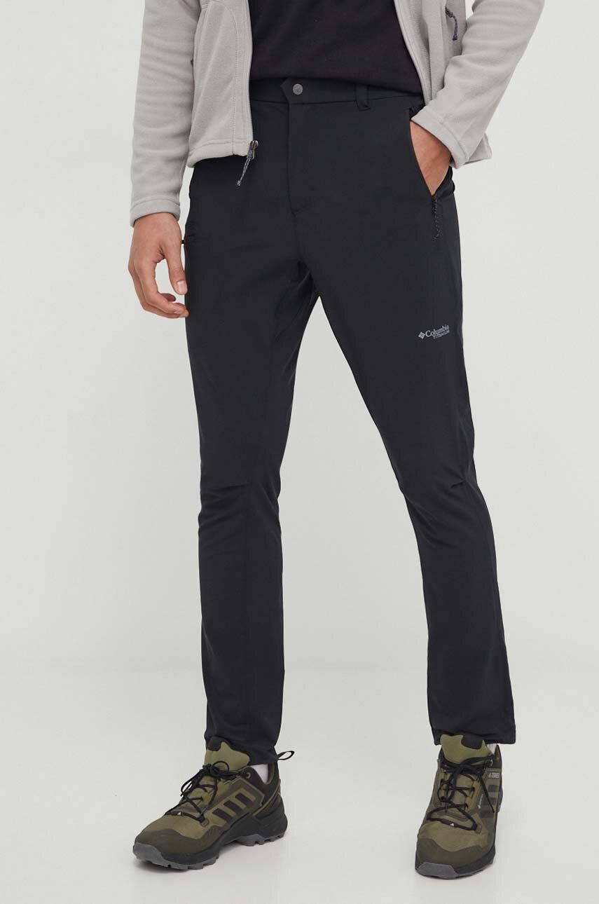 Columbia pantaloni de exterior Triple Canyon culoarea negru