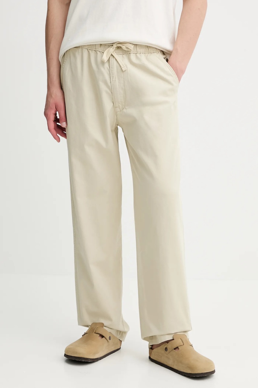 Levi\'s pantaloni culoarea negru, cu fason chinos