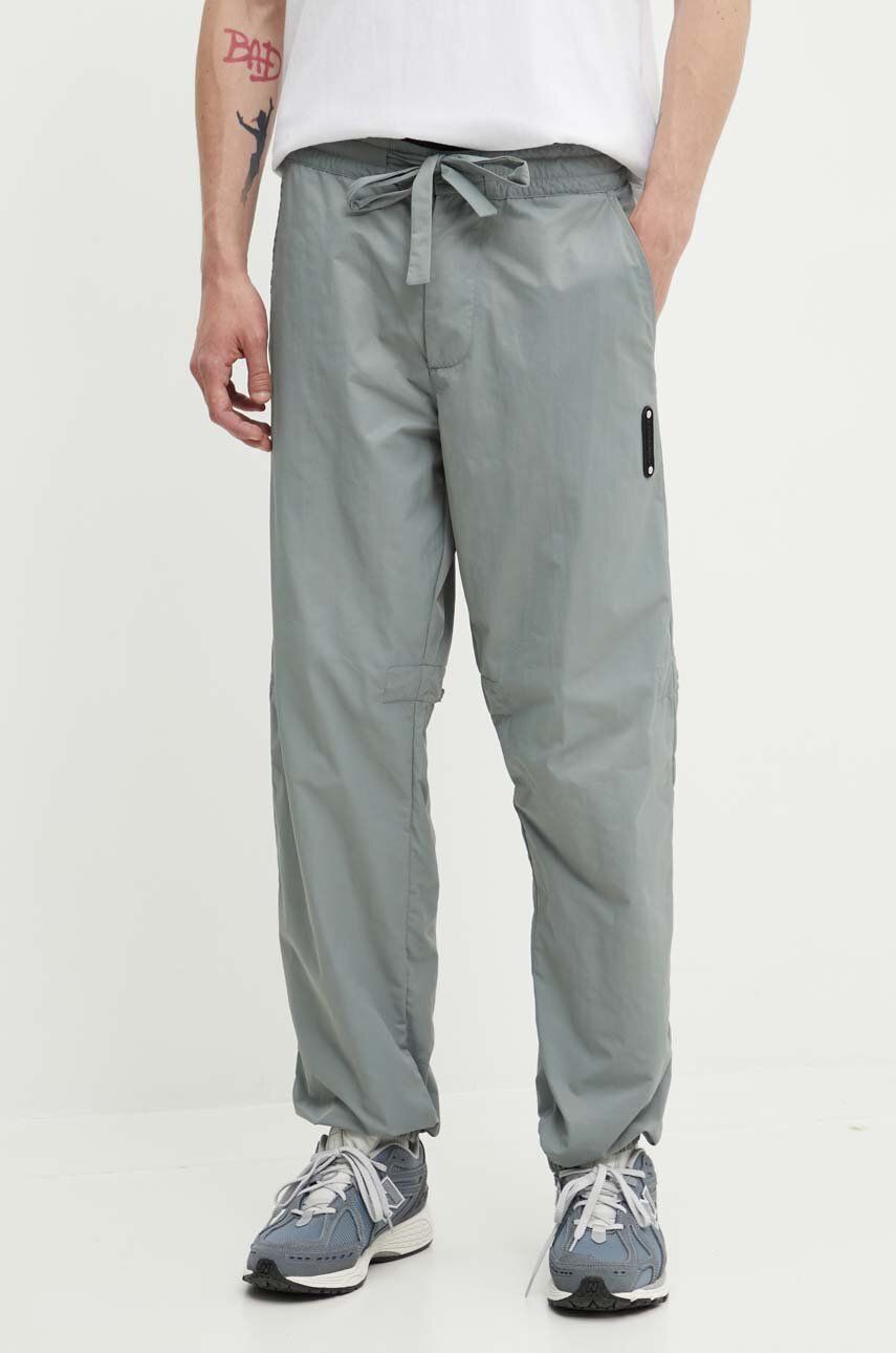 A-COLD-WALL* pantaloni de trening Cinch Pant culoarea gri, uni, ACWMB266