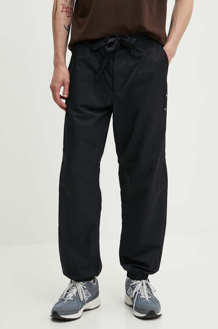 A-COLD-WALL* pantaloni de trening Cinch Pant culoarea negru, uni, ACWMB266