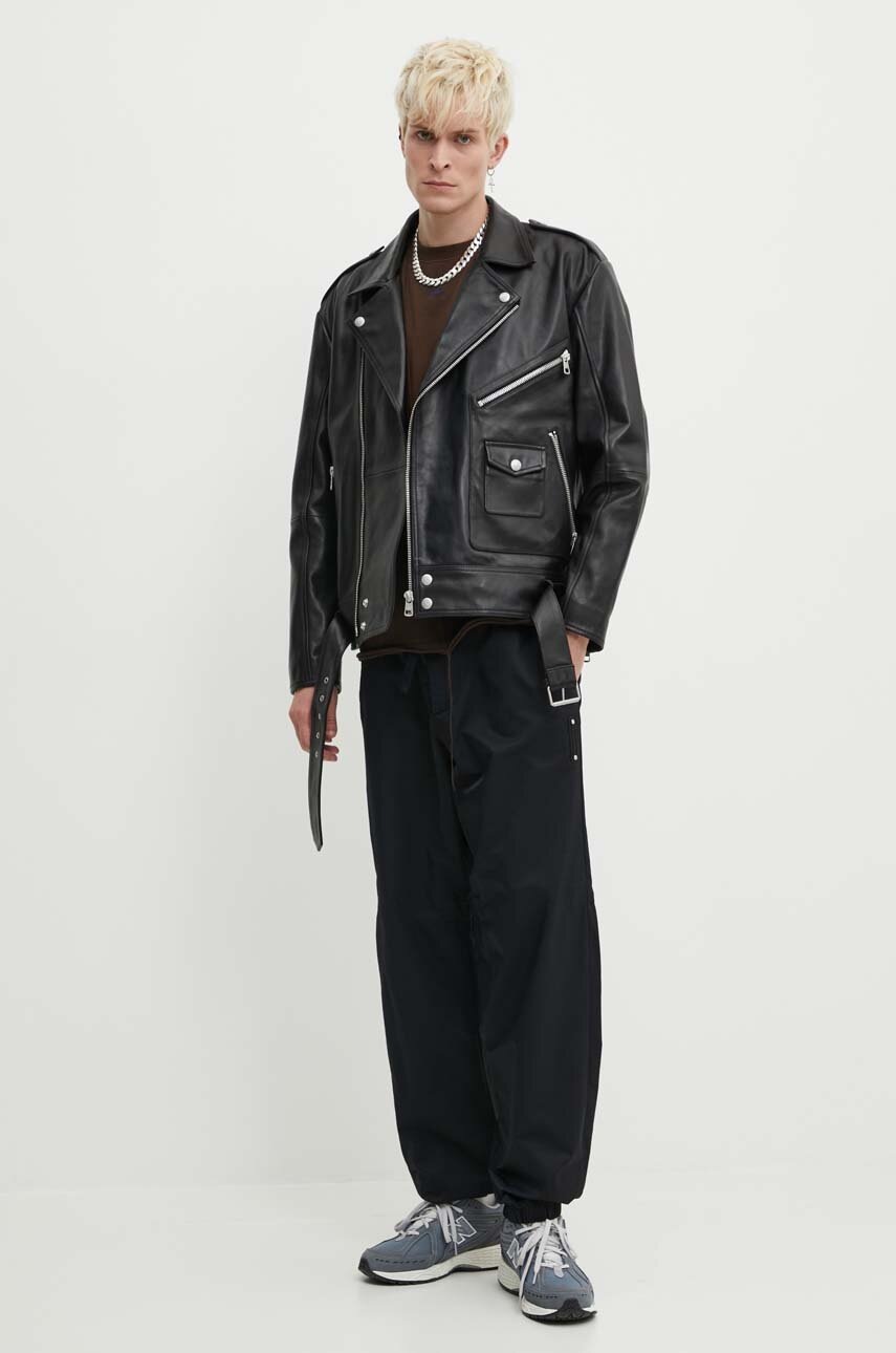 Παντελόνι φόρμας A-COLD-WALL* Cinch Pant χρώμα: μαύρο, ACWMB266 φωτογραφία