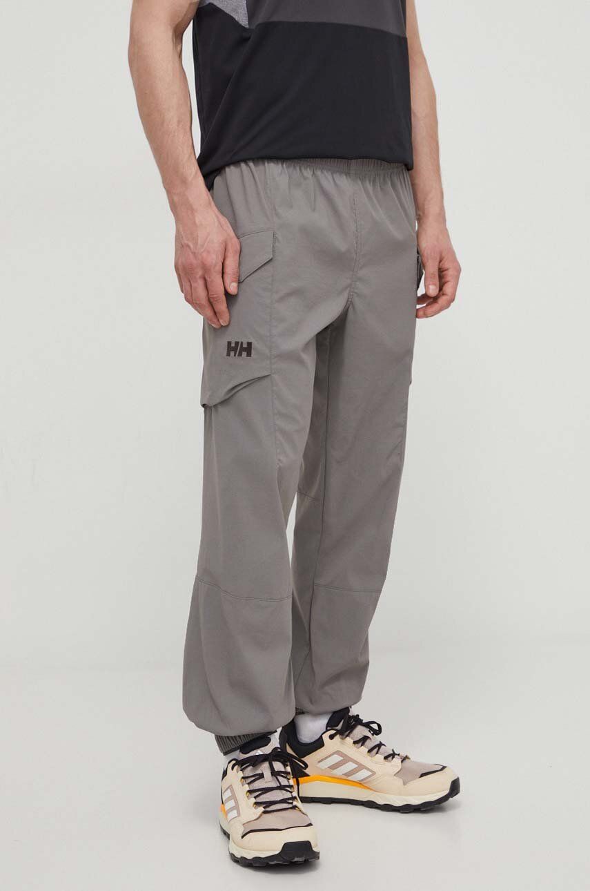 Helly Hansen pantaloni de exterior Vista culoarea gri