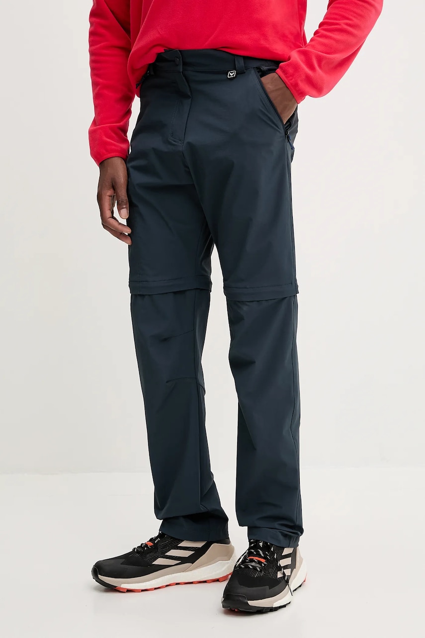 Viking pantaloni de exterior Rocklyn 2 in 1 culoarea negru Viking pantaloni de exterior Rocklyn 2 in 1 culoarea negru