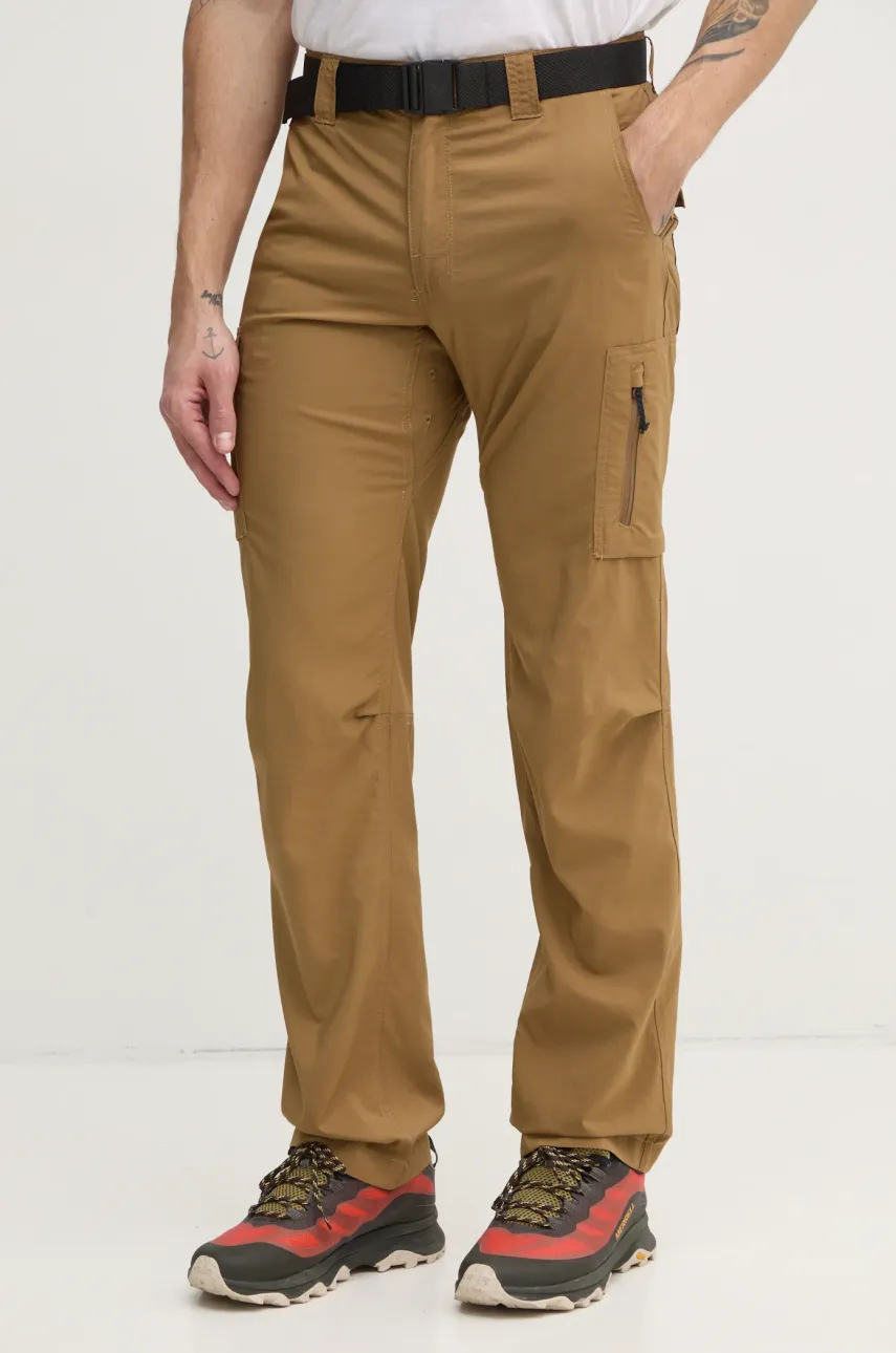 Columbia pantaloni de exterior Silver Ridge Utility culoarea verde, 2012952