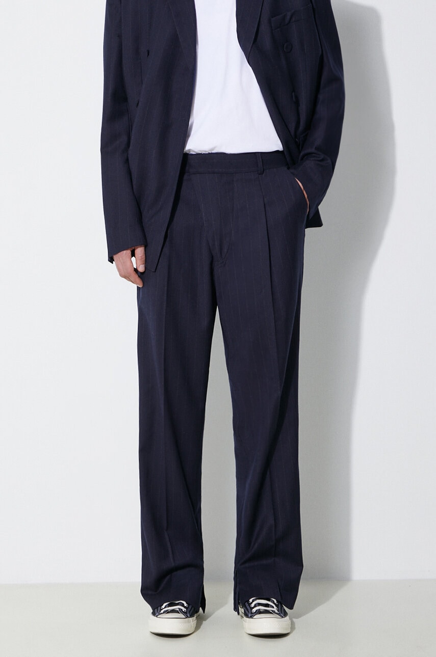 424 spodnie wełniane Straight Leg Pants