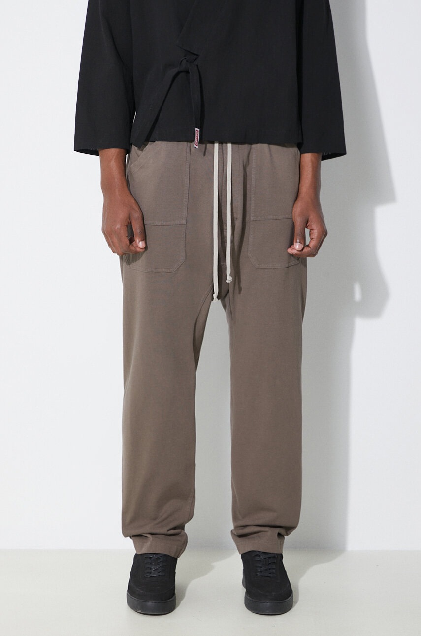 Rick Owens pantaloni de trening din bumbac