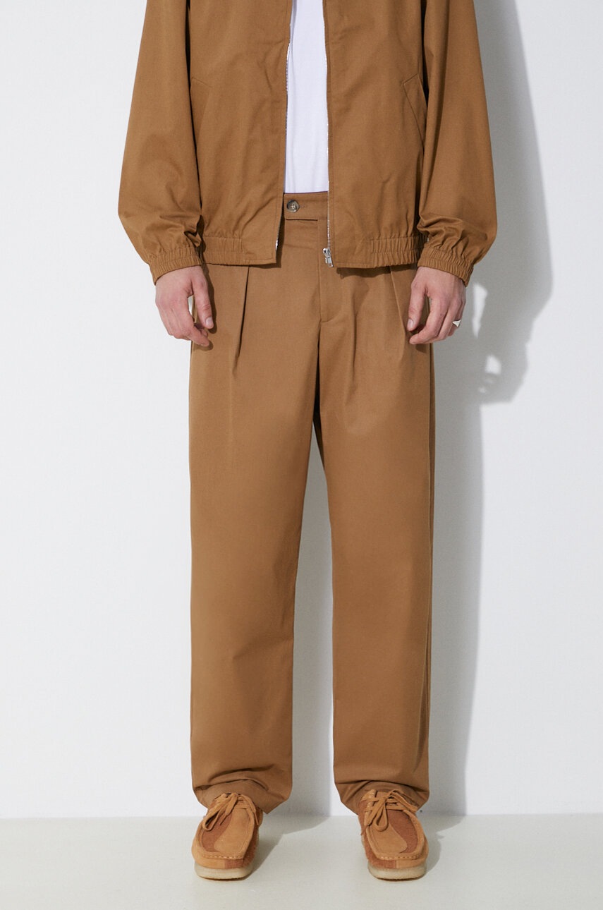 A.P.C. pantaloni de bumbac