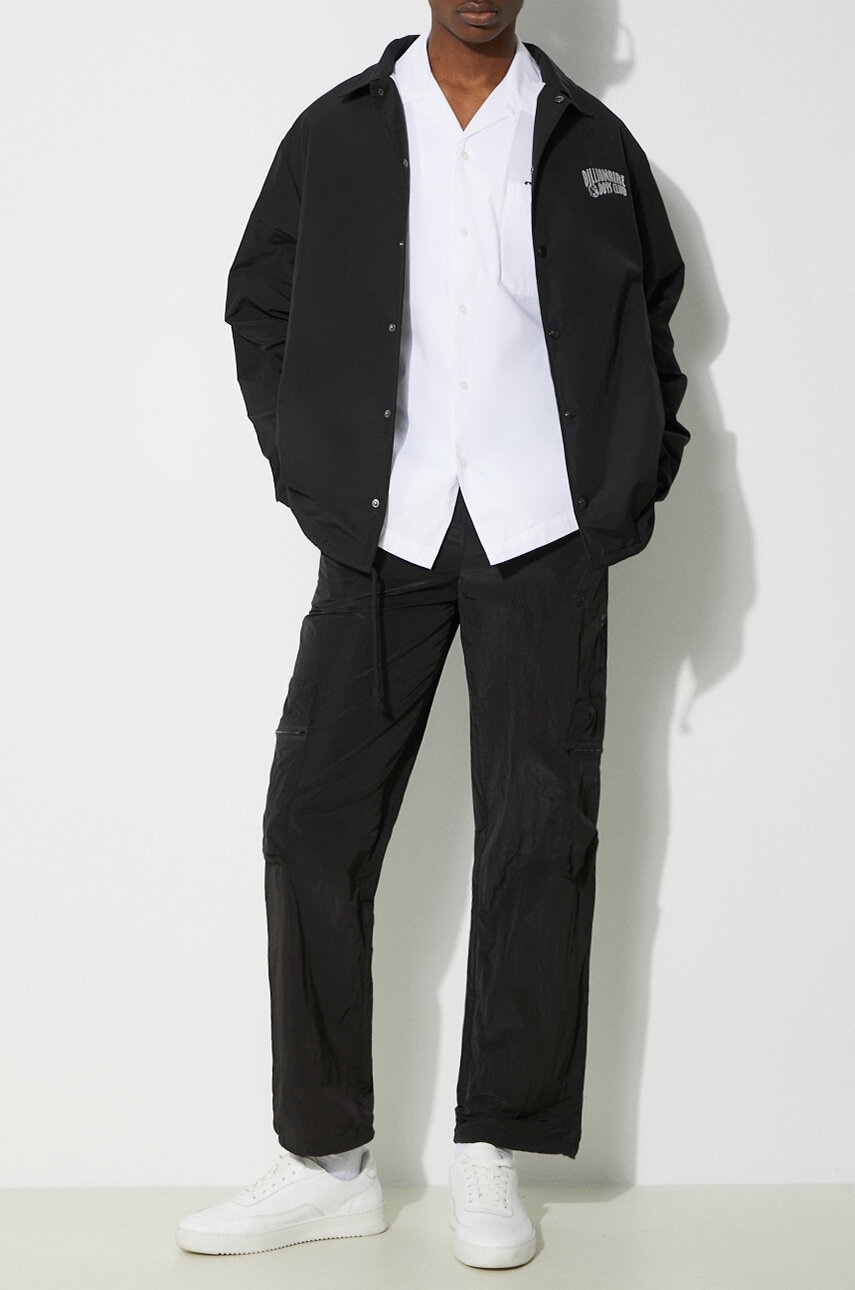Rains pantaloni de trening Kano Pants Regular culoarea negru, neted, 19200.01 Rains pantaloni de trening Kano Pants Regular culoarea negru, neted, 19200.01