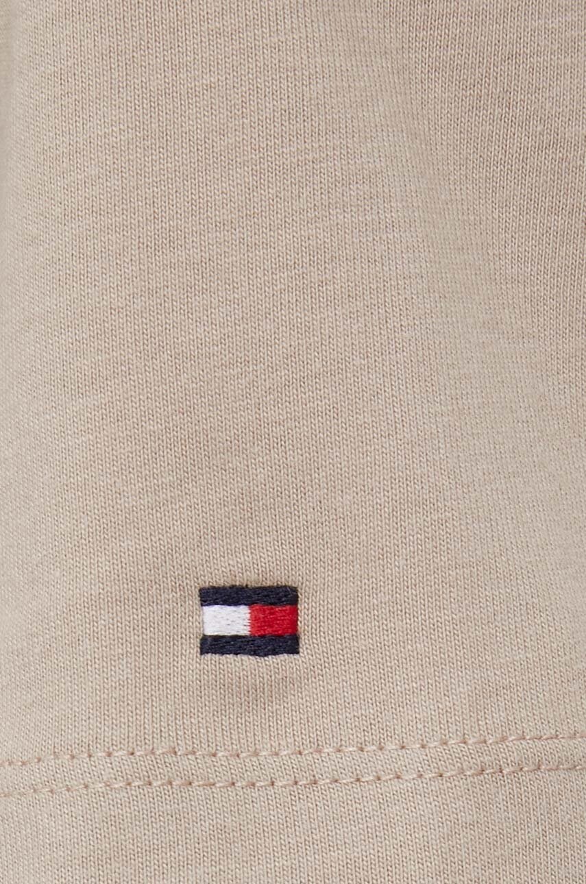 Бавовняна сукня Tommy Hilfiger колір бежевий mini пряма