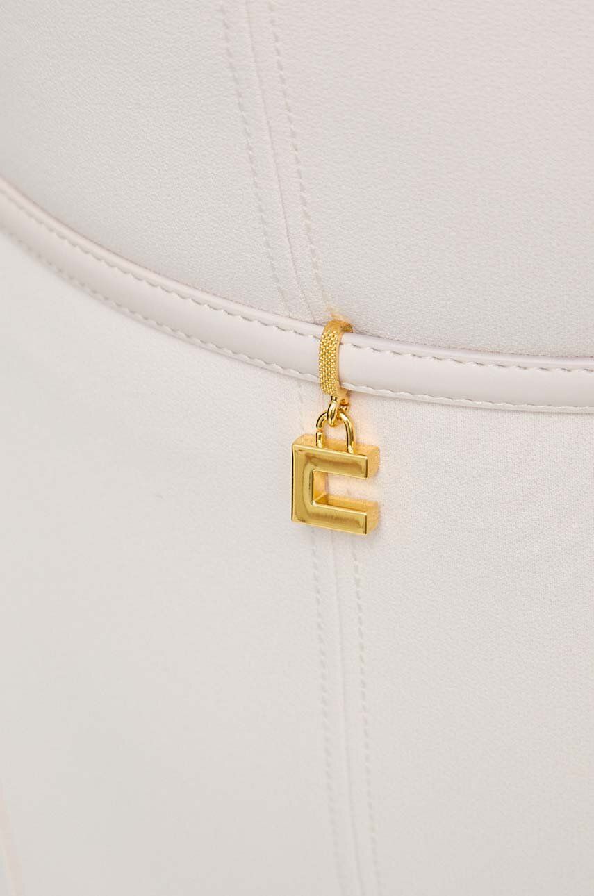 Сукня Elisabetta Franchi колір бежевий mini облягаюча