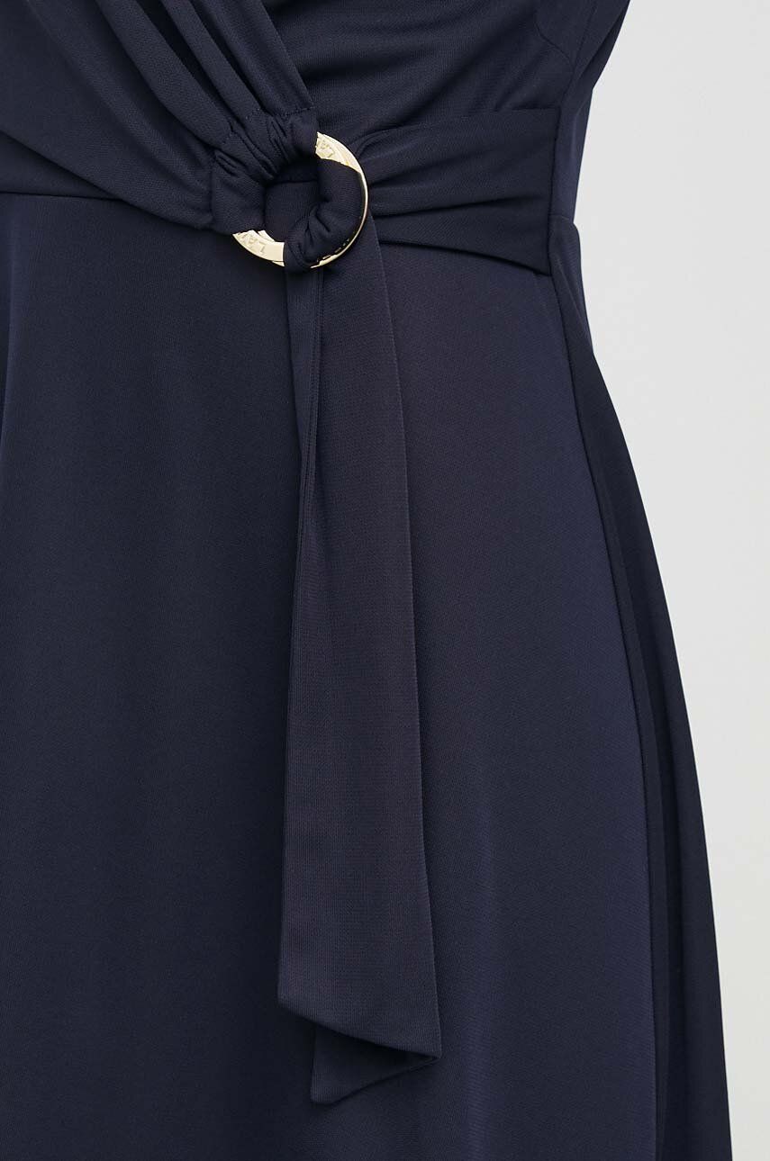 Сукня Lauren Ralph Lauren колір синій mini розкльошена
