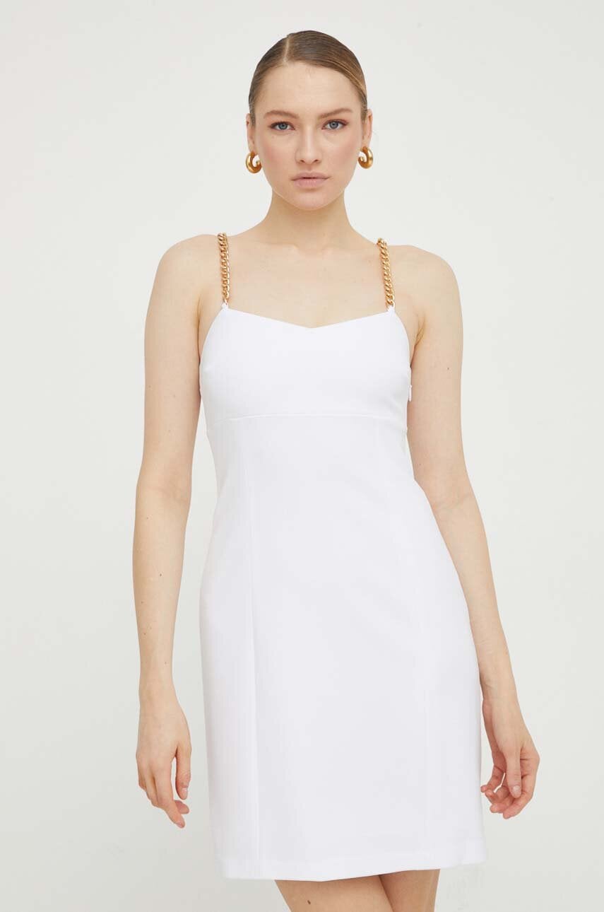 MICHAEL Michael Kors rochie culoarea alb, mini, dreaptă