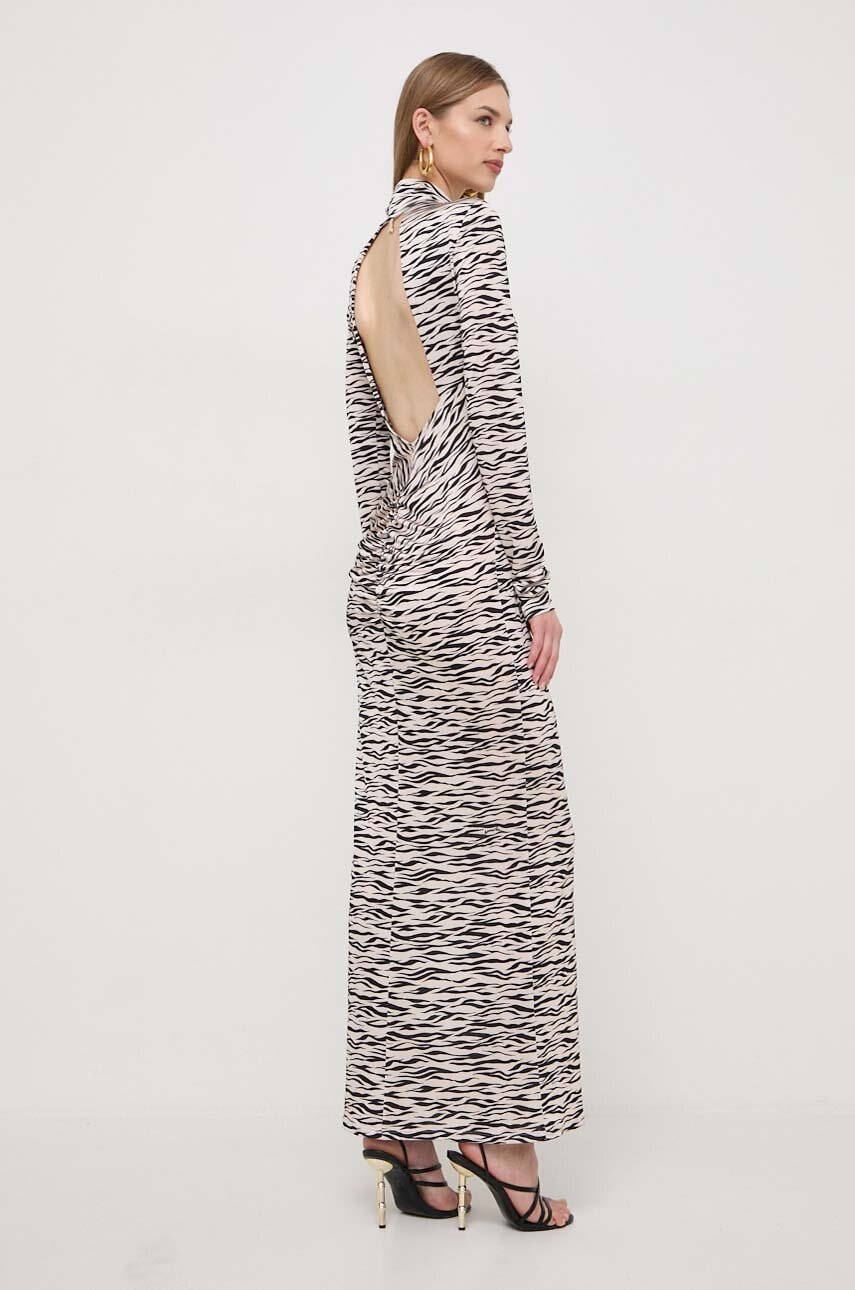 

Рокля Patrizia Pepe в черно дълга с кройка по тялото 8A1289 J187, Черен