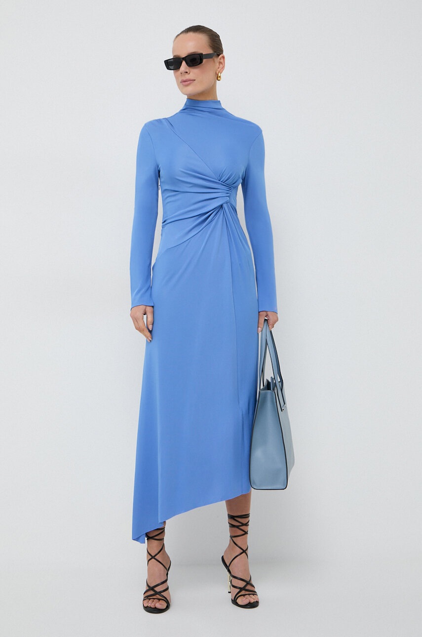 Victoria Beckham rochie maxi, evazati