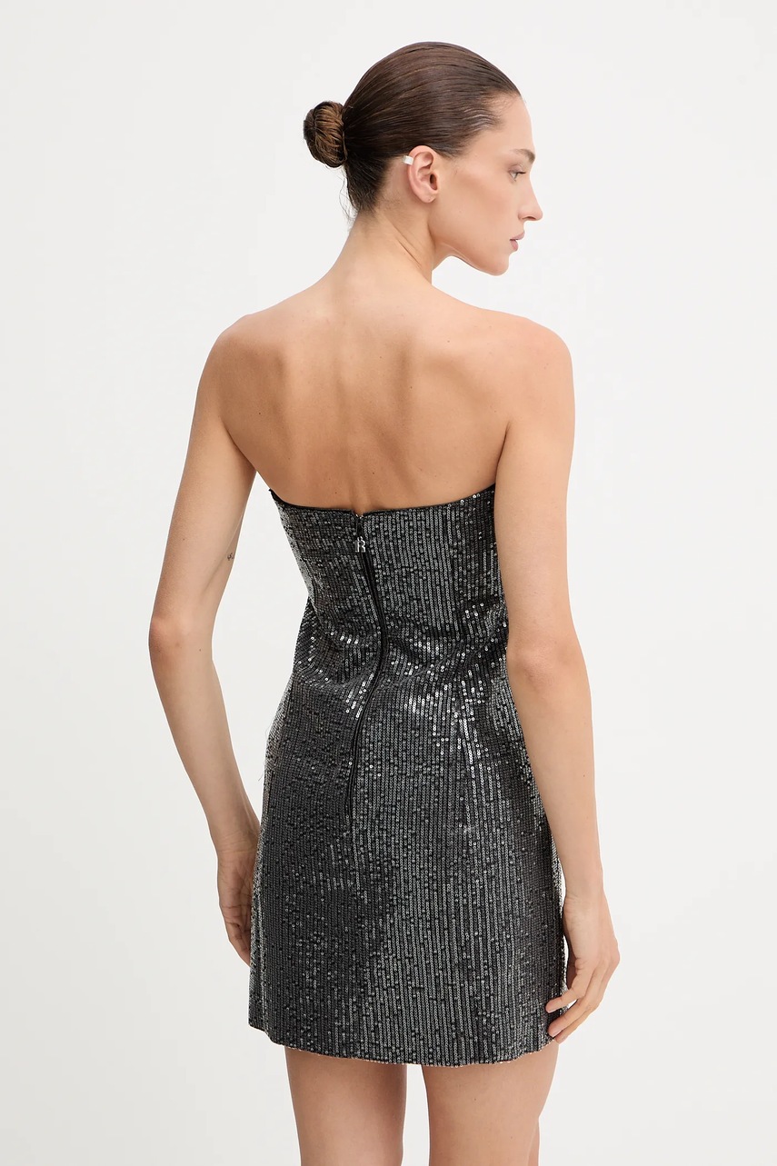 Сукня Rotate колір сірий mini облягаюча