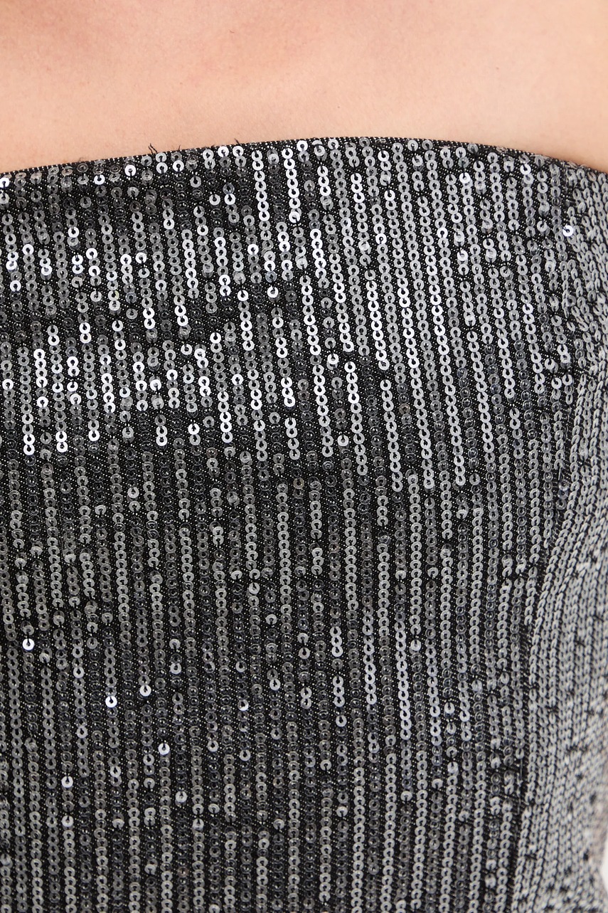 Сукня Rotate колір сірий mini облягаюча