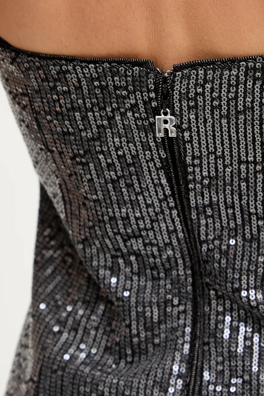 Сукня Rotate колір сірий mini облягаюча