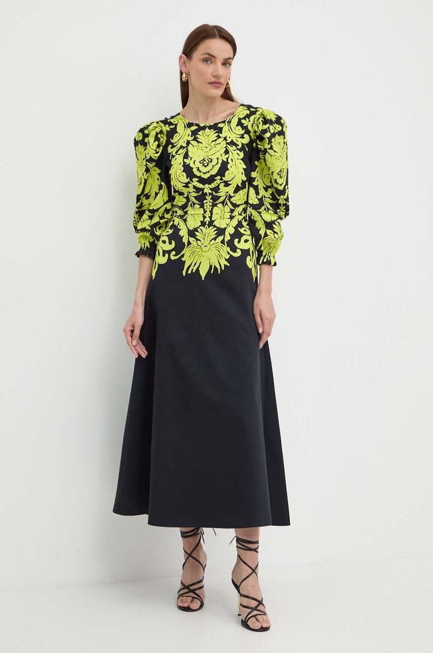 Luisa Spagnoli rochie RUNWAY COLLECTION maxi, evazată, 541116