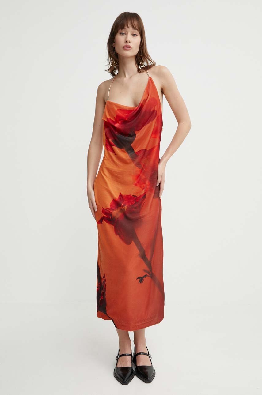 Stine Goya rochie midi, dreaptă SG5501