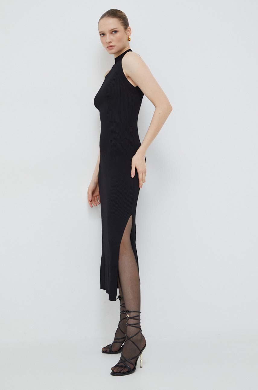 Šaty Ivy Oak černá barva, midi, IO113119