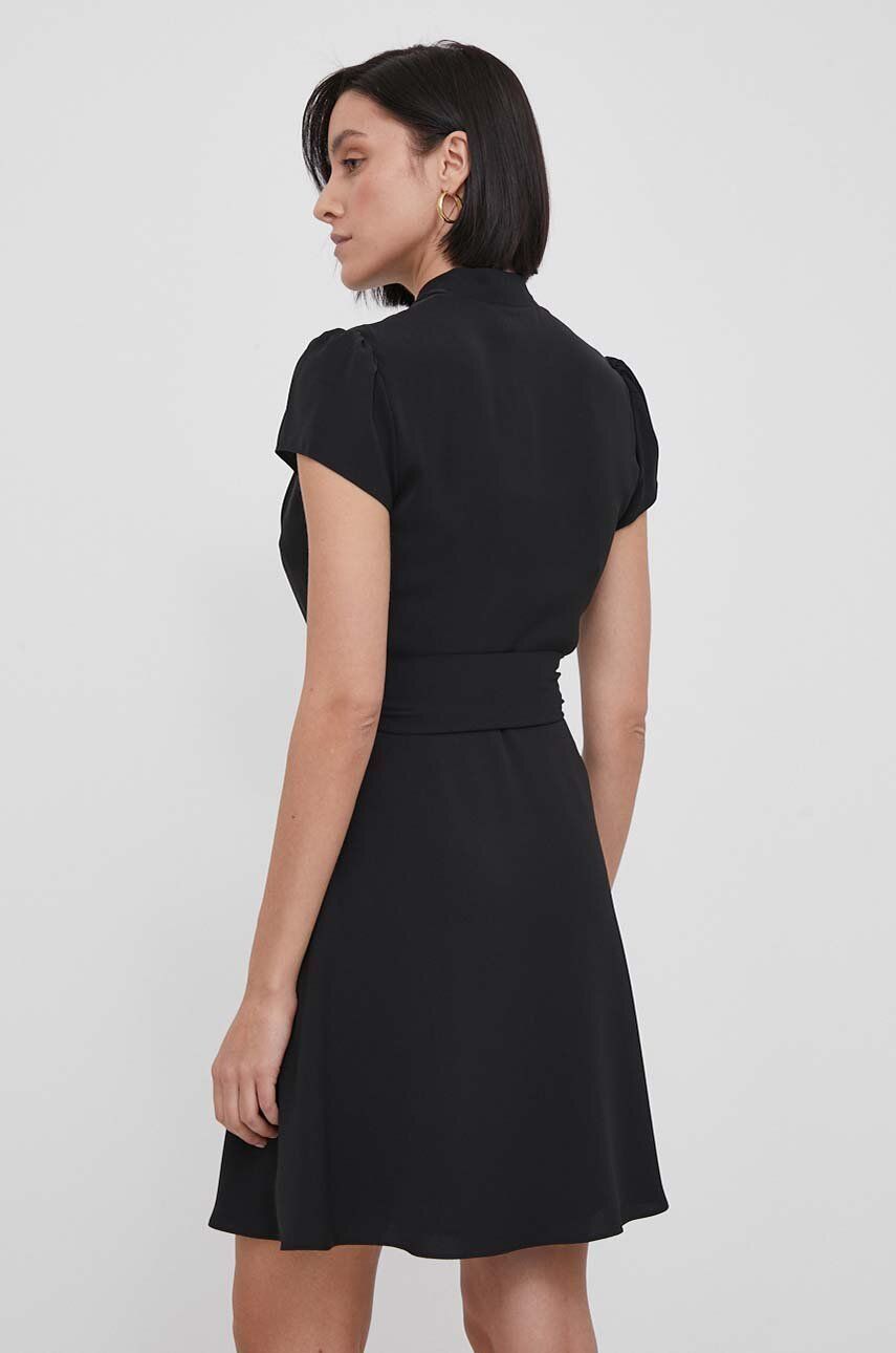 Сукня Lauren Ralph Lauren колір чорний mini розкльошена