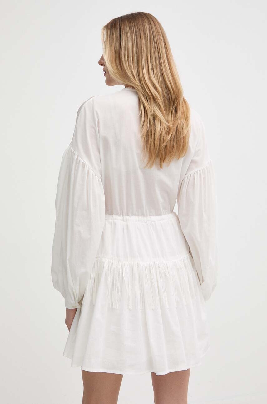 Бавовняна сукня Pinko колір бежевий mini oversize 103741 A1XN