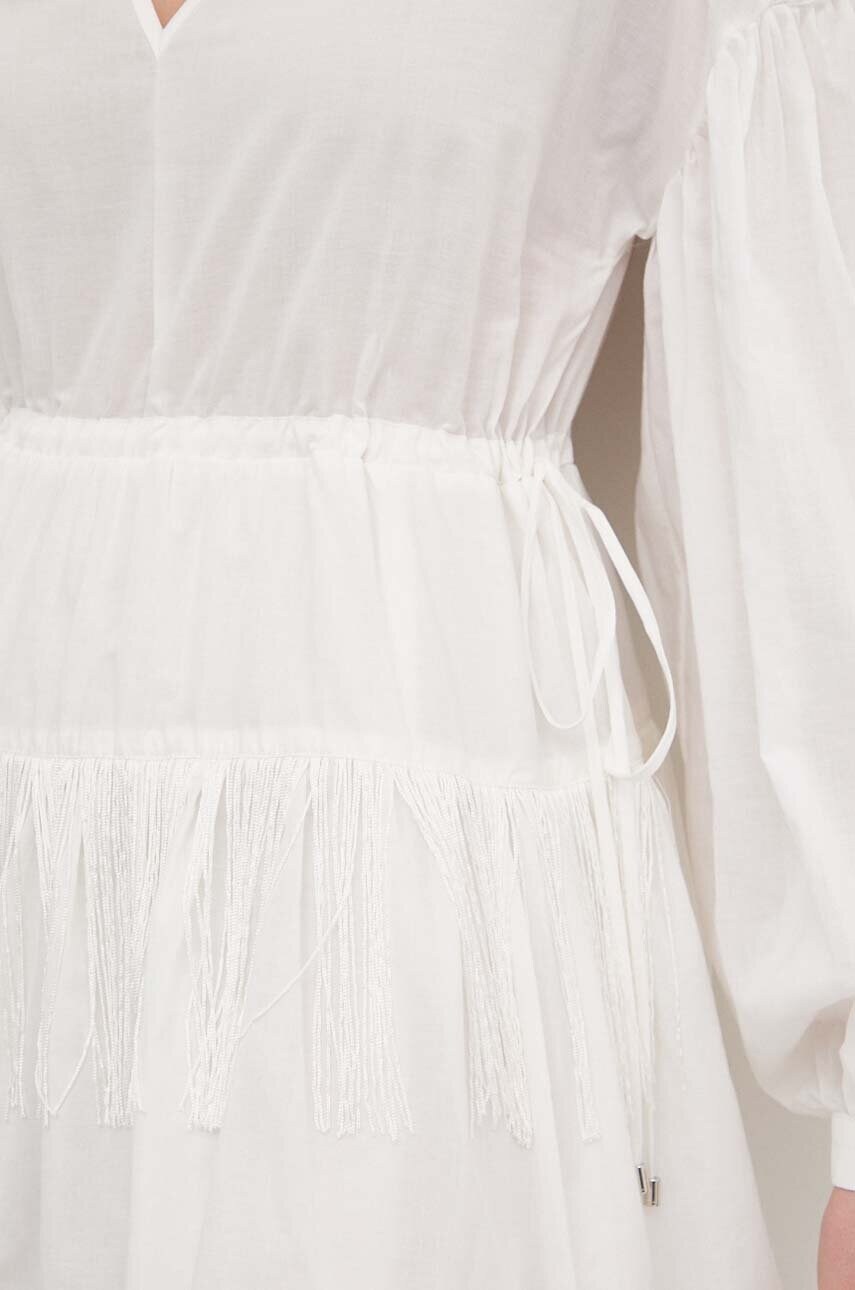 Бавовняна сукня Pinko колір бежевий mini oversize 103741 A1XN