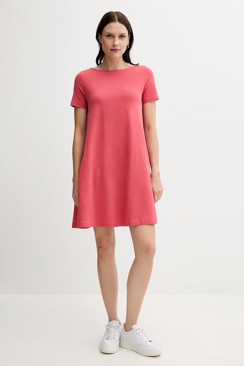 Платье United Colors of Benetton цвет зелёный mini прямое 3Z1RDV01E