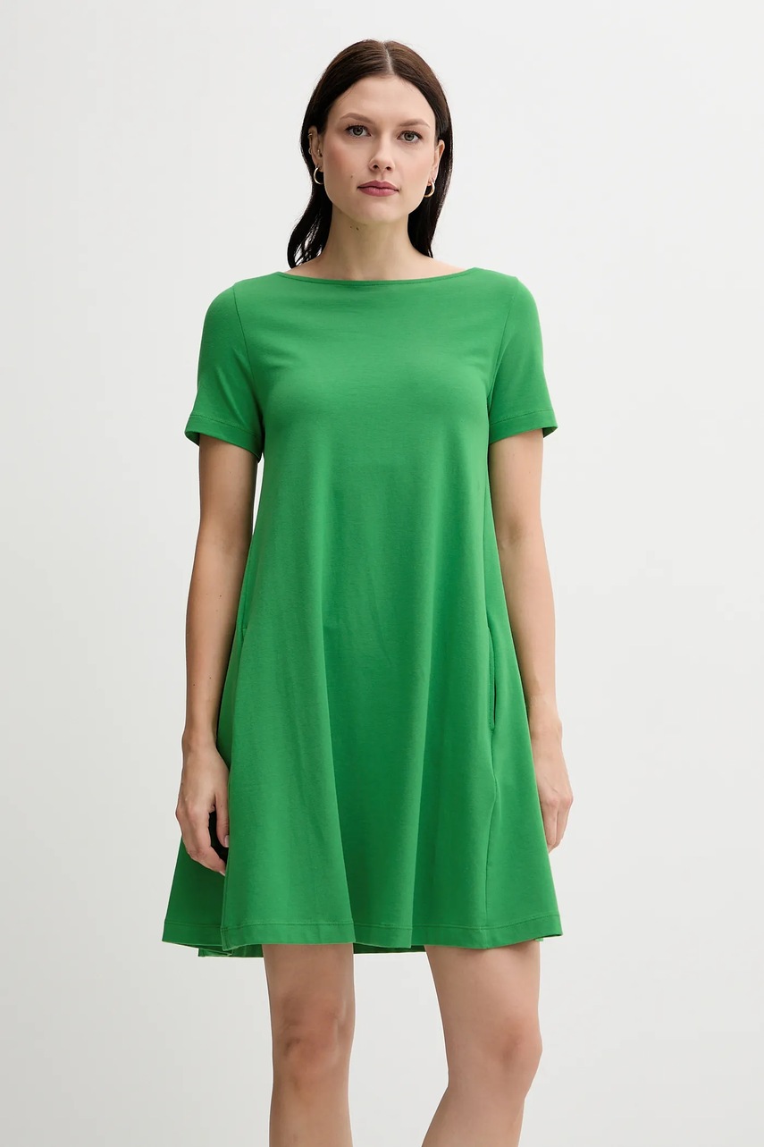 Сукня United Colors of Benetton колір зелений mini пряма 3Z1RDV01E