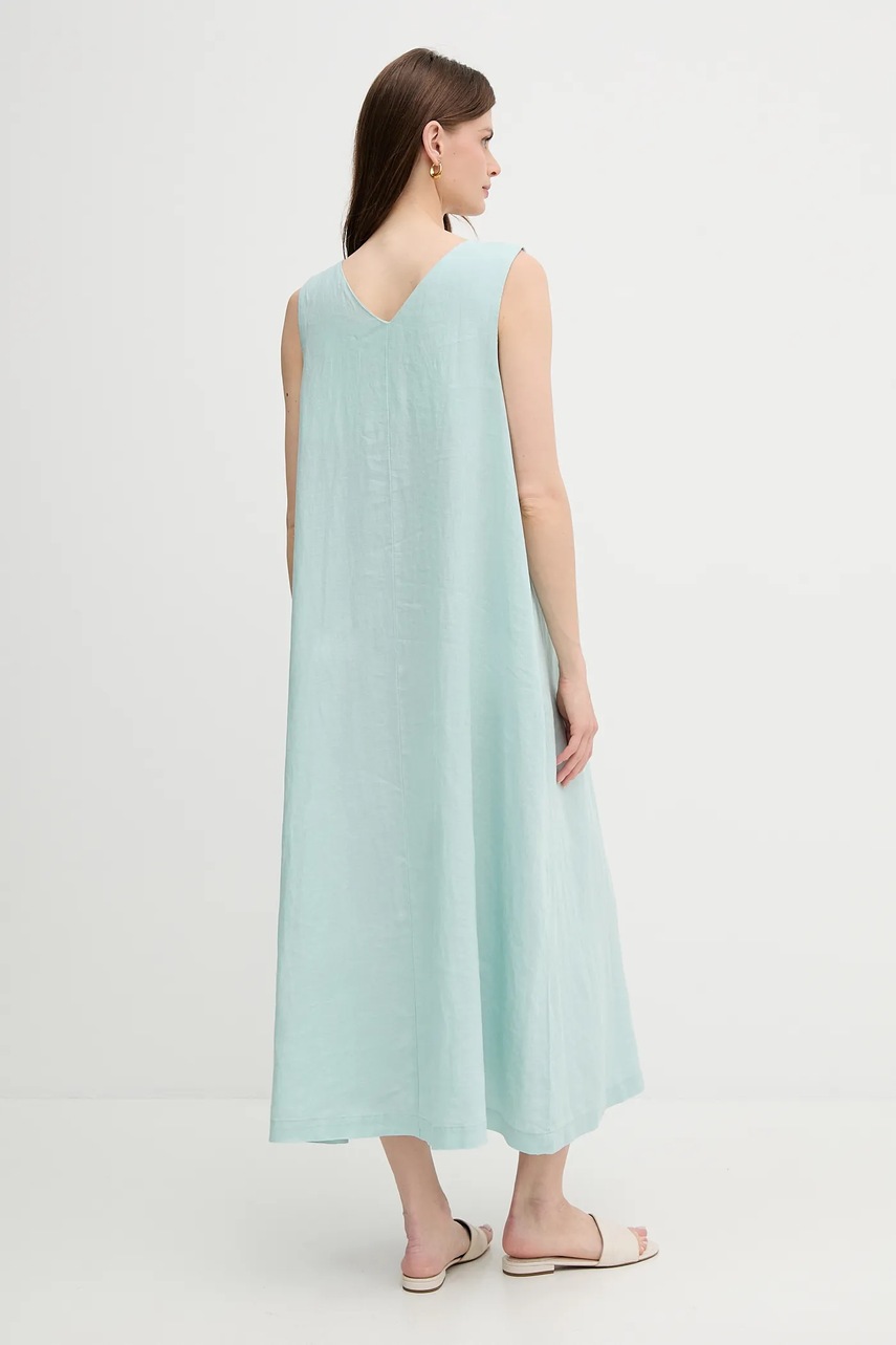 Льняна сукня United Colors of Benetton