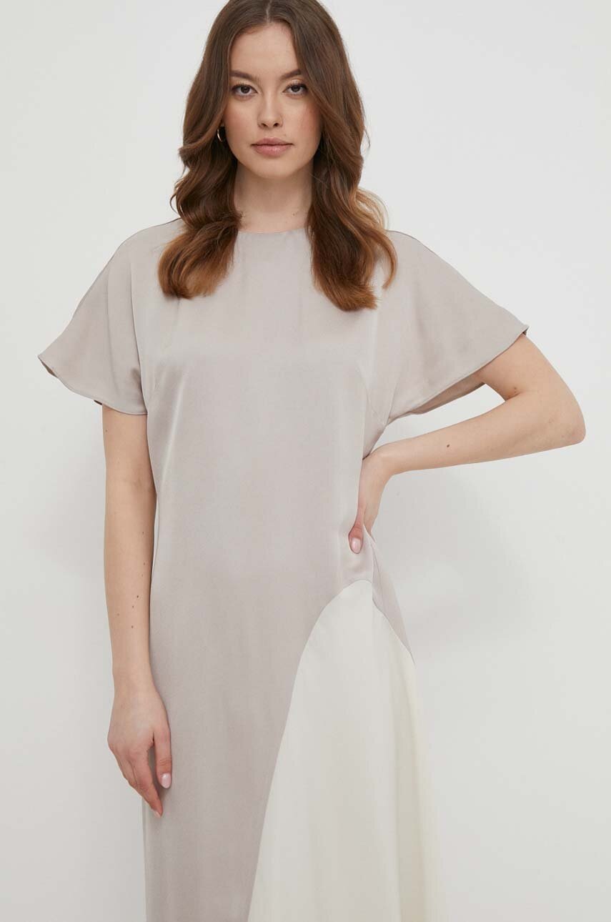 Calvin Klein ruha bézs, midi, egyenes termék 2. képe