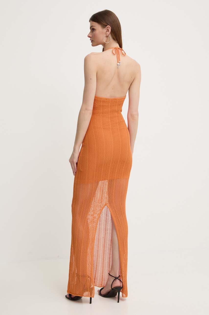 Сукня Guess SOPHIE колір помаранчевий maxi облягаюча W4GK24 Z3E60