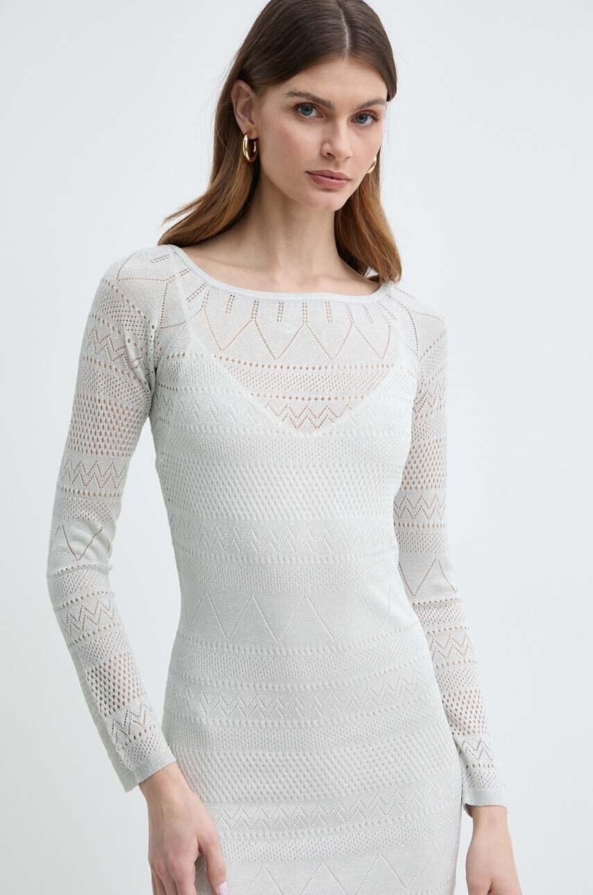 Сукня Marciano Guess HYDRA колір сірий maxi пряма 4GGK06 5811Z