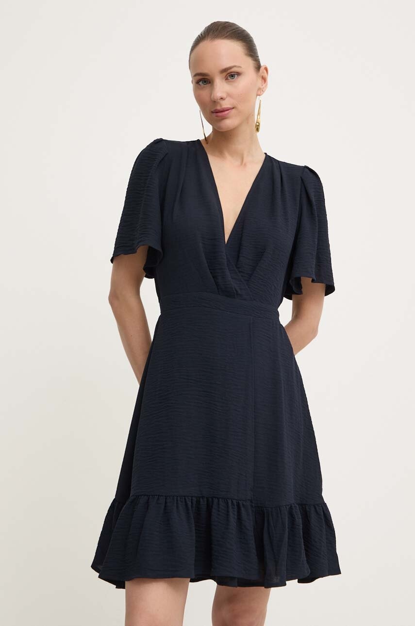Morgan rochie RANILA culoarea bleumarin, mini, evazată, RANILA