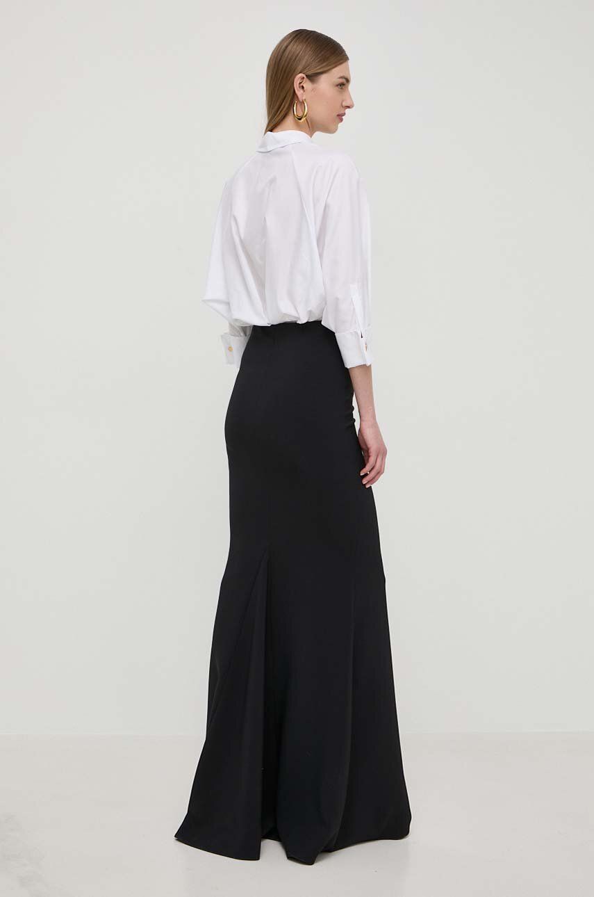 Сукня Elisabetta Franchi колір чорний maxi розкльошена AB61942E2