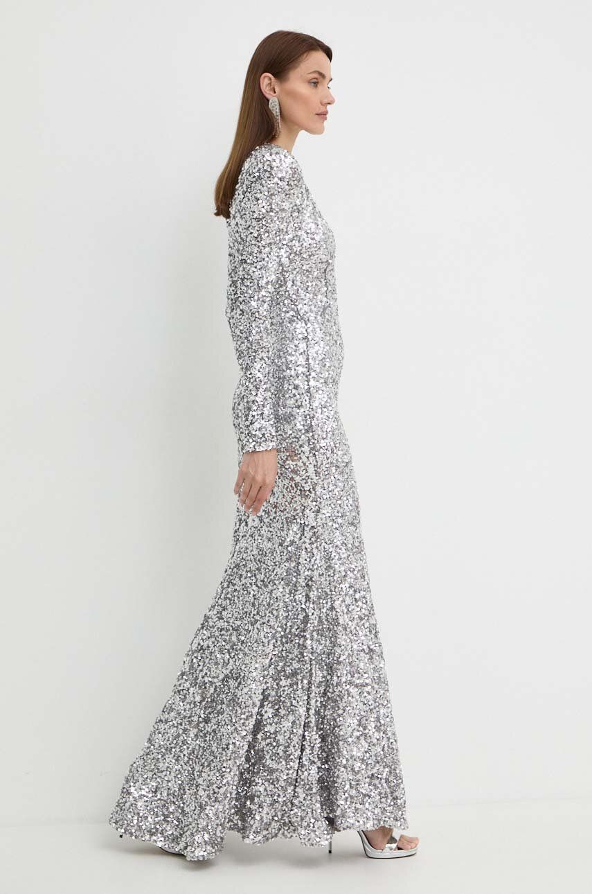 Сукня Elisabetta Franchi колір сірий maxi розкльошена AB59742E2