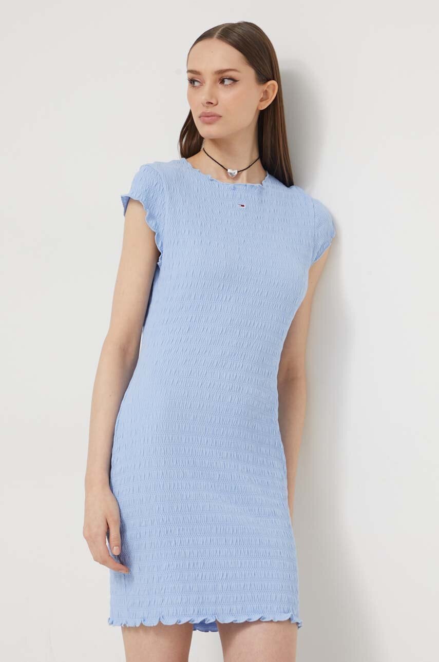 Tommy Jeans rochie mini, mulată DW0DW17927