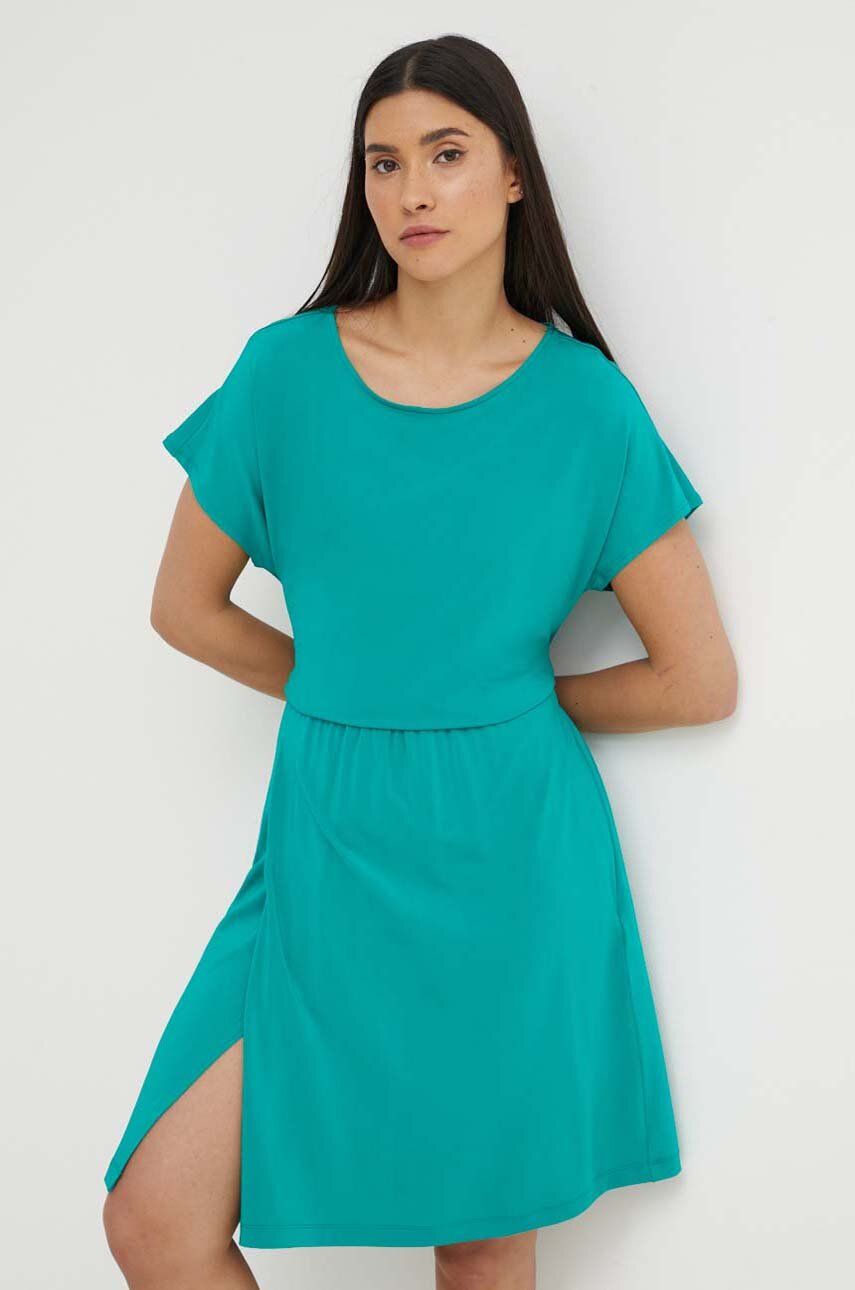 Levně Plážové šaty Max Mara Beachwear zelená barva, 2416621019600