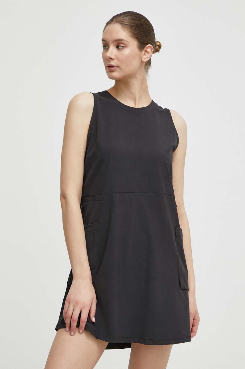 Helly Hansen rochie sport Viken culoarea negru, mini, drept, 62820