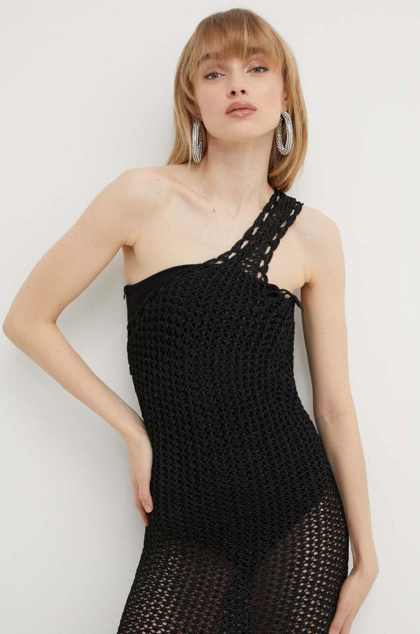 Φόρεμα IRO χρώμα: μαύρο φωτογραφία