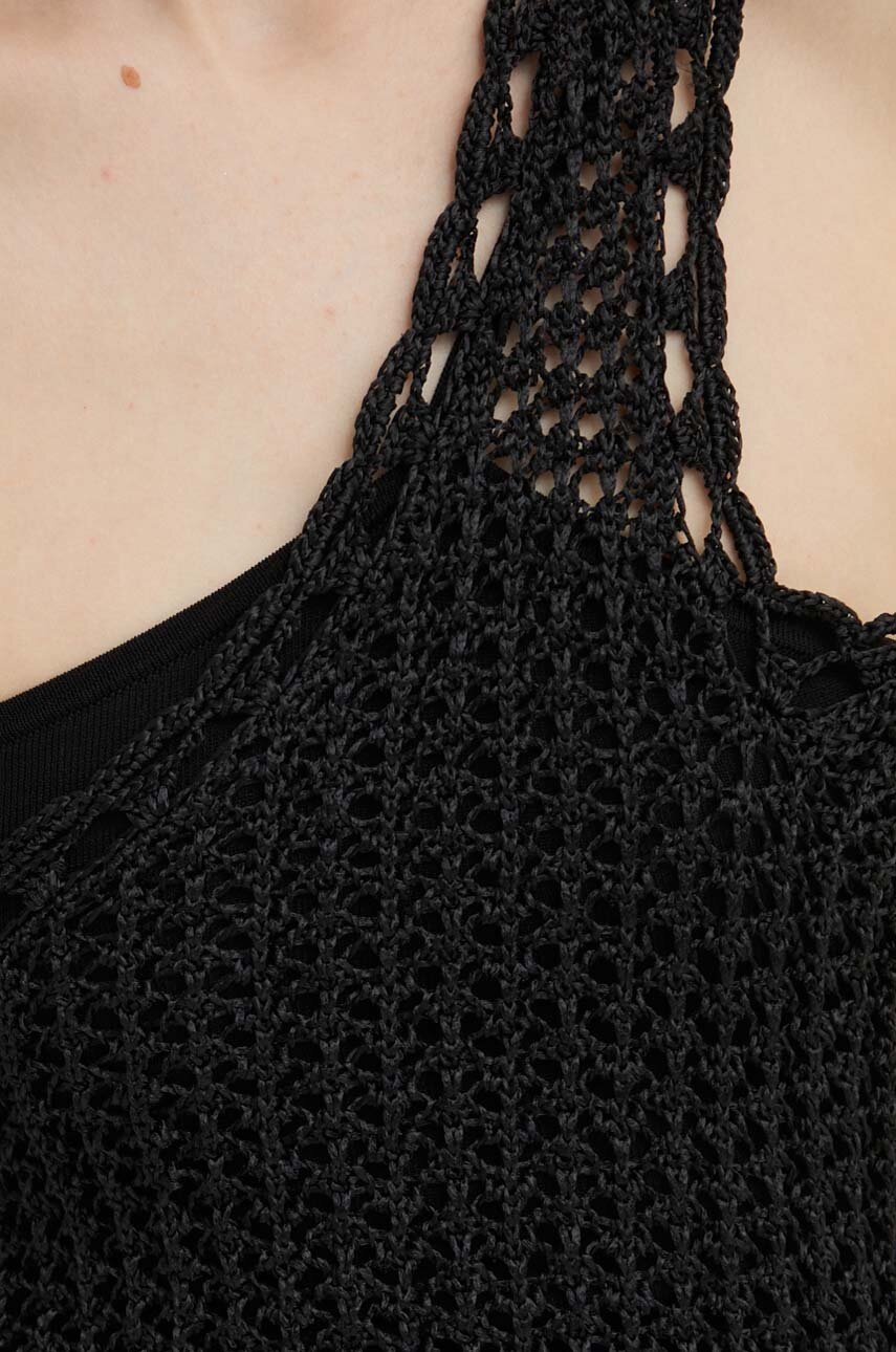 Φόρεμα IRO χρώμα: μαύρο φωτογραφία