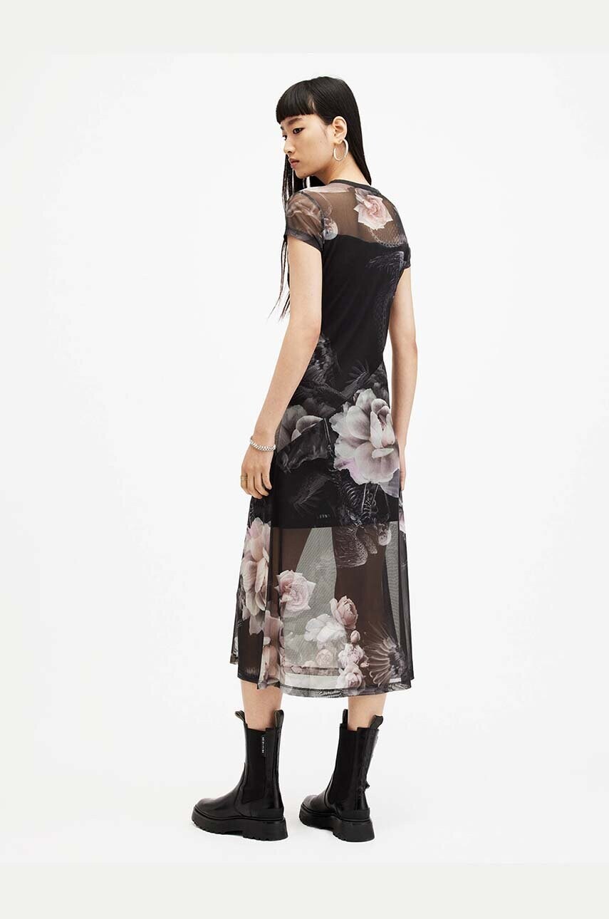 Сукня AllSaints HANNA midi розкльошена