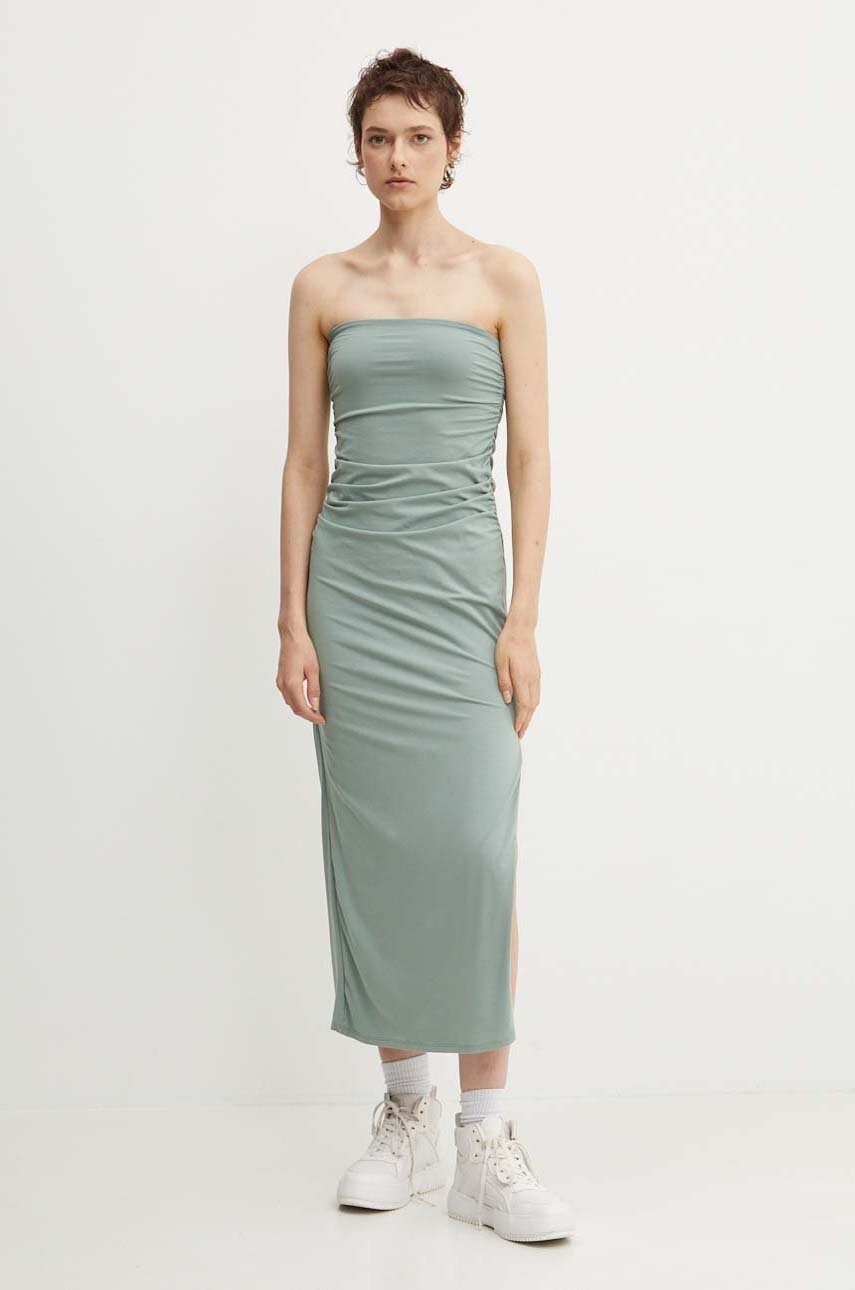 Φόρεμα Abercrombie & Fitch χρώμα: τιρκουάζ φωτογραφία